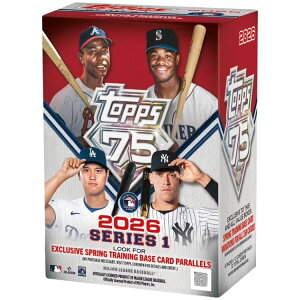 [�����]2026 �g�b�v�X �V���[�Y1 �x�[�X�{�[�� �g���[�f�B���O�J�[�h �o�����[�{�b�N�X �t�@�N�g���[�V�[���h 2026 Topps Series 1 Baseball - Factory Sealed - Value Box �y�����񂹏��i�z