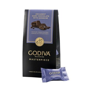 �S�f�B�o �}�X�^�[�s�[�X �_�[�N�`���R���[�g �K�i�b�V������ 116g Godiva Masterpiece Dark Chocolate with Ganache, 4.1 oz Bag �y�����񂹏��i�z
