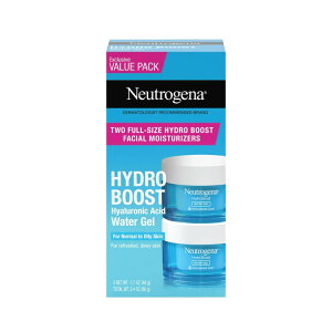 yAJEH}[gizj[gW[i nChu[Xg qA_z EH[^[WFێN[ 100mLi50mL×2j Neutrogena Hydro Boost Hyaluronic Acid Water Gel Moisturizer, 2 x 1.7 oz y