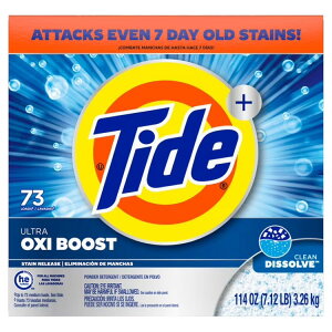 �^�C�h �����܃v���X �E���g���I�L�V �����^�C�v 3.23kg 73�� Tide Laundry Detergent Plus Ultra Oxi Powder, 73 Loads, 114 oz �y�����񂹏��i�z