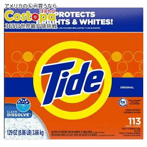 yAJEH}[giz^Ch  IWiZg 3.66kg 113 Tide Powder Laundry Detergent, Original Scent, 129 oz, 113 Loads y񂹏izy킹Ĕz