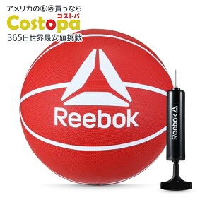 �y�|�C���gUP��2��20��-�z���[�{�b�N �o�X�P�b�g�{�[�� 6�� ���b�h ��C����t�� Reebok Size 6 Basketball with inflatable Pump red �y�����񂹏��i�z