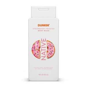 yAJEH}[gizlCeBu _L {fBEHbV Xgx[tXebh 532ml Native Dunkin Body Wash, Strawberry Frosted 18 oz y񂹏izy킹Ĕz