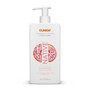 【アメリカウォルマート品】ネイティブ コンディショナー ダンキン ストロベリーフロステッド 487ml Native Conditioner, Dunkin' Strawberry Frosted 16.5 fl oz 【お取り寄せ商品】【合わせて買いたい】