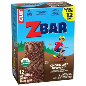 Zbar �`���R���[�g�u���E�j�[�����\�t�g�x�C�N�h�I�[�K�j�b�N�O���m�[���o�[ 12�{���� Zbar Chocolate Brownie Flavor Soft Baked Organic Granola Bars, 12ct �y�����񂹏��i�z