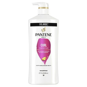 【アメリカウォルマート品】パンテーン プロブイ カールパーフェクション シャンプー 820mL Pantene Pro-V Curl Perfection Daily Shampoo with Pro-Vitamin B5, 27.7 fl oz 【お取り寄せ商品】