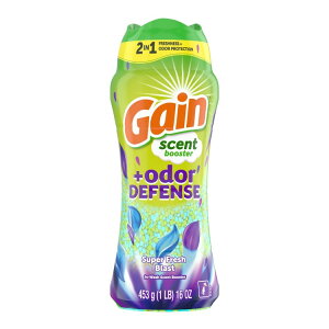 yAJEH}[gizQC I[_[fBtFX 2C1 ptr[Y X[p[tbVuXg̍ 454g Gain Odor Defense 2-in-1 In-Wash Laundry Scent Booster Beads, Super Fresh Blast Sc