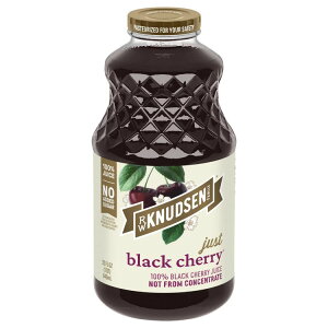 R. W. �N�k�[�Z���t�@�~���[ �W���X�g �u���b�N�`�F���[�W���[�X 100%�W���[�X 946ml R.W. Knudsen Family Just Black Cherry Juice, 100% Juice, 32 oz �y�����񂹏��i�z