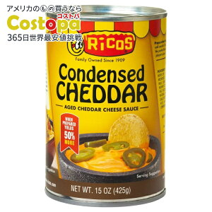 �y�|�C���gUP��2��20��-�z���R�X �Z�k�n�� �`�F�_�[�`�[�Y�\�[�X 425g�� Ricos Condensed Aged Cheddar Cheese Sauce 15 oz Can �y�����񂹏��i�z