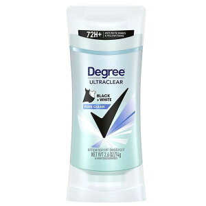 yAJEH}[gizfBO[ EgNA ubN+zCg sAN[ fIhg 74g p Degree Ultraclear Black+White Pure Clean Antiperspirant Deodorant 2.6 oz y񂹏i