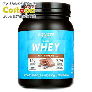 �G�N�G�[�g �z�G�C�v���e�C���p�E�_�[ ���b�`�`���R���[�g 680g Equate Whey Protein Powder, Rich Chocolate, 24 oz �y�����񂹏��i�z