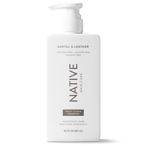 �l�C�e�B�u �f�C���[�N���[���V�����v�[ �T���^�������U�[ ��487mL Native Daily Clean Santal & Leather Shampoo 16.5 fl oz �y�����񂹏��i�z