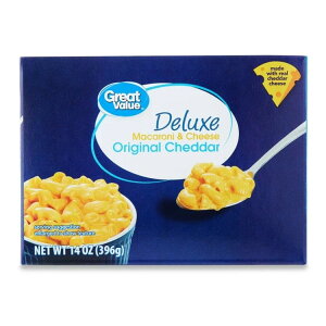 �O���[�g�o�����[ �f���b�N�X �I���W�i�� �`�F�_�[ �}�J���j���`�[�Y ��397g Great Value Deluxe Original Cheddar Macaroni & Cheese, 14 oz �y�����񂹏��i�z