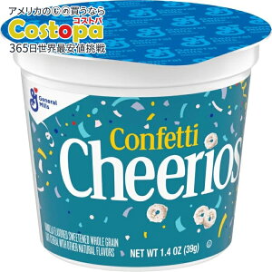 �R���t�F�b�e�B �`�F���I�X ���H�V���A���J�b�v �V���O���T�[�u 39g Confetti Cheerios Breakfast Cereal Cup Single Serve 1.4 oz �y�����񂹏��i�z