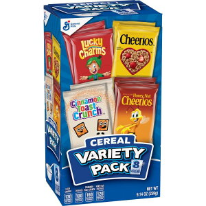�[�l�����~���Y ���H�p�V���A�� �o���G�e�B�p�b�N 8�ܓ��� 259g General Mills Packed Breakfast Cereal Variety Pack, 8 Pouches, 9.14 oz �y�����񂹏��i�z