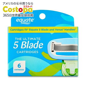 �y�|�C���gUP��2��20��-�z�G�N�G�[�g ���f�B�[�X 5���n �J�~�\���֐n 6�� Equate Women's 5 Blade Refills, 6 Count �y�����񂹏��i�z