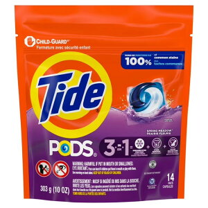 �^�C�h�|�b�Y �����܃p�b�N �X�v�����O���h�E�̍��� 14�� Tide PODS Laundry Detergent Pacs, Spring Meadow, 14 Ct �y�����񂹏��i�z