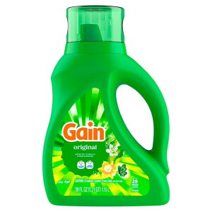 �Q�C�� �t�̐����� �I�h�[�f�B�t�F���X �I���W�i�� 1.2L 29�� Gain Laundry Detergent Liquid, Now with Odor Defense, Original Scent, 39 fl oz, 29 Loads �y�����񂹏��i�z