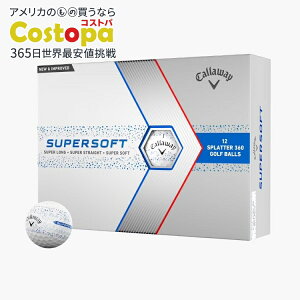 �y�|�C���gUP��2��20��-�z�L�����E�F�C�S���t 2023 �X�[�p�[�\�t�g �X�v���b�^�[�u���[ �S���t�{�[�� 12���� Callaway Golf 2023 Supersoft Splatter Blue Golf Ball 12pk �y�����񂹏��i�z