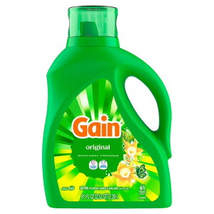 �Q�C�� �t�̐����� �I�h�[�f�B�t�F���X �I���W�i�� 2.4L 61�� Gain Laundry Detergent Liquid, Now with Odor Defense, Original Scent, 81 fl oz, 61 Loads �y�����񂹏��i�z