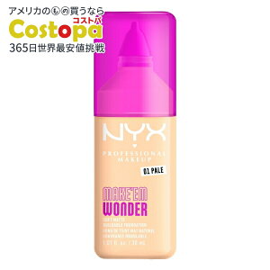 �j�b�N�X �v���t�F�b�V���i�� ���C�N�A�b�v ���C�N�G�������_�[ 24H �\�t�g�}�b�g �t�@���f�[�V���� �y�[�� ��25mL NYX Professional Makeup Make 'EM Wonder PALE, 0.84 fl oz �y�����񂹏��i�z
