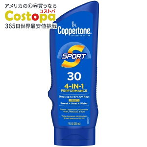 �y�|�C���gUP��17��20��-2��9���z�R�p�g�[�� �X�|�[�c ���Ă��~�߃��[�V���� SPF30 207ml Coppertone Sport Sunscreen Lotion, SPF 30 Sunscreen, Water Resistant Protection, 7 fl oz �y�����񂹏��i�z