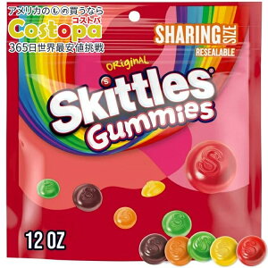 �X�L�b�g���Y �O�~ �I���W�i�� �V�F�A�T�C�Y ��340g Skittles Gummies Original Gummy Candy, Sharing Size - 12 oz Bag �y�����񂹏��i�z