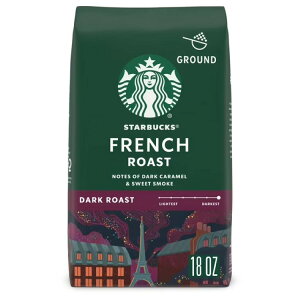 �X�^�[�o�b�N�X �t�����`���[�X�g �_�[�N���[�X�g �R�[�q�[�� ��510g Starbucks French Roast, Ground Coffee, Dark Roast Hot or Iced Coffee, 18 oz �y�����񂹏��i�z
