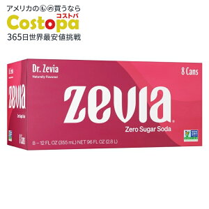 �[�r�A �[���V���K�[�\�[�_ �h�N�^�[�[�r�A �\�[�_�|�b�v 355ml 8�{ Zevia Zero Calorie, No Sugar Dr. Zevia Soda Pop, 12 fl oz, 8 Pack Cans �y�����񂹏��i�z