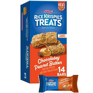 yAJEH}[gizPbO CXNXs[ g[g `R[gs[ibco^[ 14 308g Kellogg's Rice Krispies Treats Chocolatey Peanut Butter 10.8 oz, 14 Count y񂹏iz