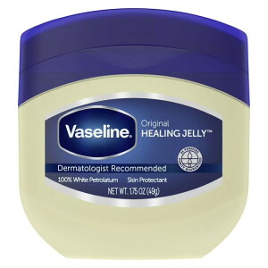 【アメリカウォルマート品】ヴァセリン ピュアスキンジェリー オリジナル 無香料 保湿 全身用 49g Vaseline 100% Pure Petroleum Jelly Original Unscented Body Moisturizer, 1.75 oz 【お取り寄せ商品】