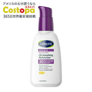 �Z�^�t�B�� �_�[�}�R���g���[�� �I�C���A�u�\�[�r���O ���C�X�`�����C�U�[ SPF30 118ml Cetaphil Derma Control Oil Absorbing Moisturizer SPF 30, 4 fl oz �y�����񂹏��i�z