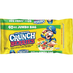 yAJEH}[gizLveN` N`x[ KobO 1.13kg Cap'n Crunch's Crunch Berries, Mega Bag, 40 oz y񂹏iz