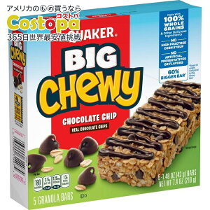 �N�G�[�J�[ �r�b�O�`���[�C�[ �`���R���[�g�`�b�v�O���m�[���o�[ 5�{���� Quaker Big Chewy Chocolate Chip Granola Bars, 1.48 oz 5 Count �y�����񂹏��i�z