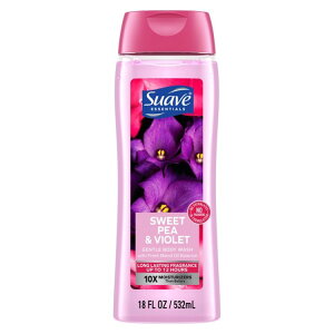 yAJEH}[gizXA[u GbZVY WFg {fBEHbV XC[gs[oCIbg 532ml Suave Essentials Gentle Body Wash, Sweet Pea & Violet, 18 oz y񂹏iz