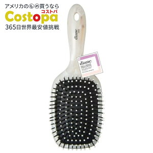 �_�C�A�� �f�^���O�����O �N�b�V�����p�h���w�A�u���V �V�F���d�グ Diane Detangling Cushion Paddle Hair Brush with Shell Finish �y�����񂹏��i�z