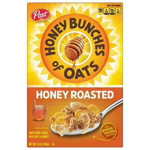 yAJEH}[giz|Xg nj[o`YIuI[c nj[[Xg N`[ubNt@[XgVA 340g Post Honey Bunches of Oats Honey Roasted, Crunchy Breakfast Cereal, 12 oz Box y
