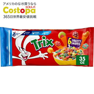 �g���b�N�X ���H�V���A�� �t���[�c�����R�[���p�t 980g �ĕ��\�o�b�O Trix Breakfast Cereal, Fruit Flavored Corn Puffs, 35 oz Resealable Bag �y�����񂹏��i�z