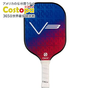 ONIX V3 �t�@�C�o�[�O���X �s�b�N���{�[���p�h�� �|���v���s�����R�A �S�N��E�S�X�L�����x���Ή� ��227g �u���[/���b�h ONIX V3 Fiberglass Pickleball Paddle, Polypropylene Core, 8 oz, Blue/Red �y�����񂹏�