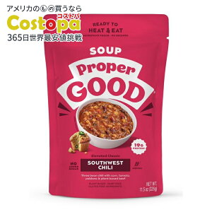 �v���p�[�O�b�h �q�[�g&�C�[�g �X�[�v �T�E�X�E�G�X�g�`�� 326g Proper Good Ready to Heat&Eat Soup Southwest Chili, 11.5 oz �y�����񂹏��i�z