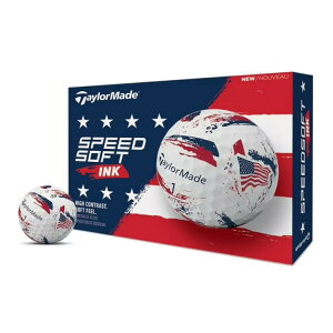 �e�[���[���C�h �X�s�[�h�\�t�g �C���N �S���t�{�[�� 12���� USA TaylorMade SpeedSoft Ink 12pk Golf Balls, USA �y�����񂹏��i�z