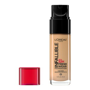 �����A�� �p�� �C���t�@���u�� �t���b�V���E�F�A ���L�b�h�t�@���f�[�V���� 24H 482 ���f�B�A���g�T�� ��30mL L'Oreal Paris Infallible Fresh Wear 24 Hr Liquid Foundation Makeup, 482 Radiant Sun, 1 oz �y�����񂹏�