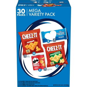 �`�[�Y�C�b�g �v�����O���X�����C�X�N���X�s�[ �o���G�e�B�p�b�N 30���� Cheez-It, Pringles & Rice Krispies Variety Pack Lunch Snacks, 30.1 oz, 30 Count �y�����񂹏��i�z