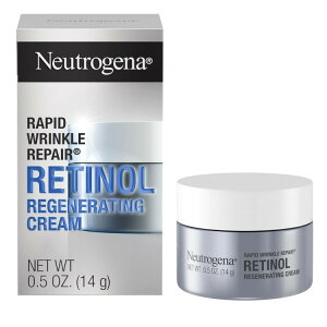 【アメリカウォルマート品】ニュートロジーナ ラピッド リンクル リペア レチノールクリーム ヒアルロン酸配合 14g Neutrogena Rapid Wrinkle Repair Retinol Cream, Hyaluronic Acid, 0.5 oz 【お取り寄せ商品】