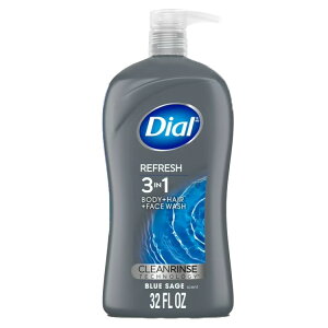 yXߋő勉MAX4000~OFFN[|zyAJEH}[giz_CA tbV 3-in-1 Y{fBEHbV u[Z[W̍ 907ml Dial Refresh 3-in-1 Men's Body Wash Blue Sage Scent, 32 fl