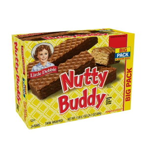 ���g���f�r�[ �r�b�O�p�b�N �i�f�B�o�f�B �E�F�[�t�@�[�o�[ 24���� Little Debbie Big Pack Nuddy Buddy Wafer Bars, 24.1 oz 24 count �y�����񂹏��i�z