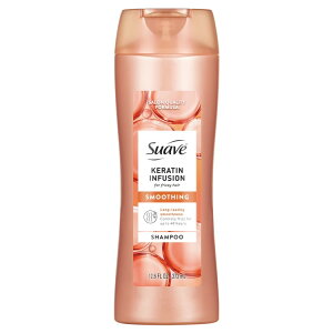 �X�A�[�u �P���`���C���t���[�W���� �X���[�W���O�V�����v�[ 373ml Suave Keratin Infusion Smoothing Shampoo 12.6 FL OZ �y�����񂹏��i�z