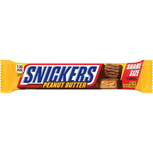 �X�j�b�J�[�Y �N�����`�[�s�[�i�b�c�o�^�[�X�N�G�A�`���R���[�g�o�[ 100.9g Snickers Crunchy Peanut Butter Squared Chocolate Bars 3.56 oz �y�����񂹏��i�z