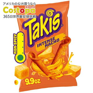 yAJEH}[giz^LX CeX i` `[Y[ geB[`bvX 281g Takis Intense Nacho 9.9 oz Cheese Rolled Tortilla Chips y񂹏izy킹Ĕz