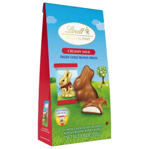 �����c �S�[���h�o�j�[ �N���[�~�[�~���N�`���R���[�g�L�����f�B 11���� 112g Lindt GOLD BUNNY Creamy Milk Chocolate Candy Filled11 Pieces, 3.9 oz. Bag �y�����񂹏��i�z